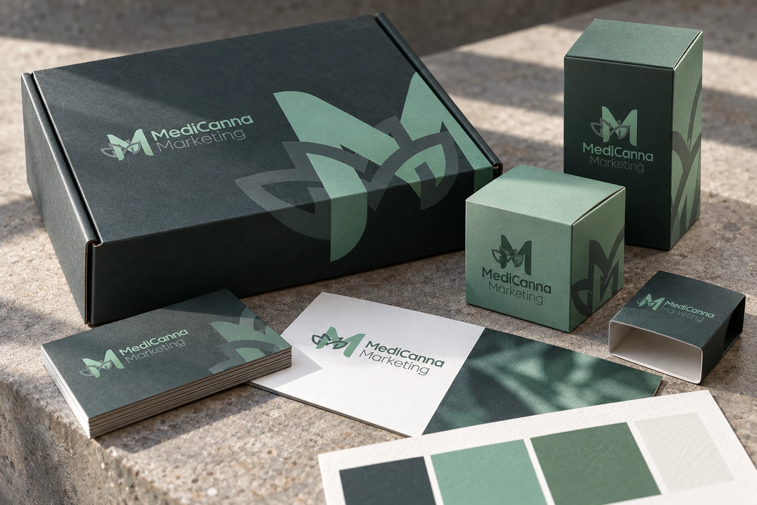 Branded cartons, sleeves, and packaging samples